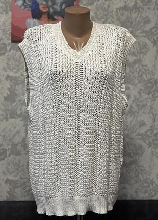 Жилетка вʼязана жіноча