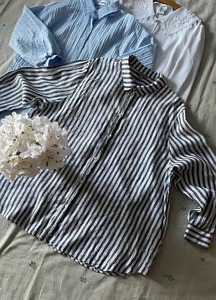 Лляна сорочка h&m