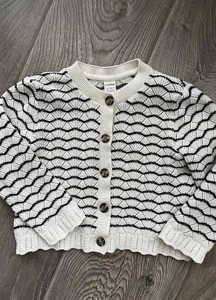 Стильна кофтинка на ґудзиках для дівчинки 2-2,5 роки 5