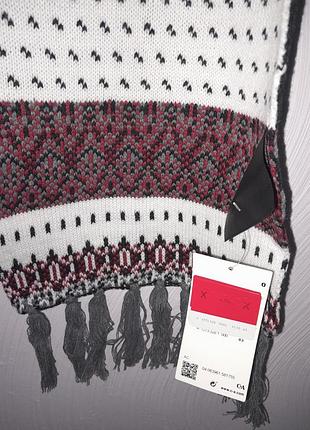 Теплий шарф 4