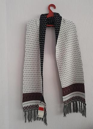 Теплый шарф