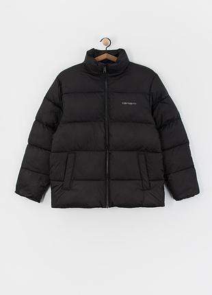 Пухова куртка carhartt wip springfield black blacksmith size m