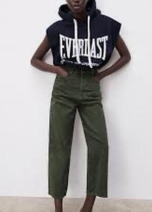 Джинси-кюлоти кольору хакі