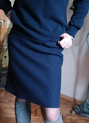 Юбка шерсть 100% marc o'polo теплая шерстяная итальялия