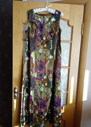 Длинное женское платье индивидуального пошива