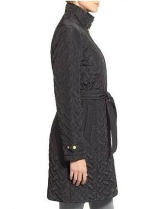 Легенька стьобана подовжена куртка демісезонна пальто eur42