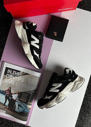 🌺женские кроссовки new balance 9060 black white