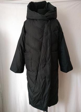Зимнее теплое пальто-пуховик туречица