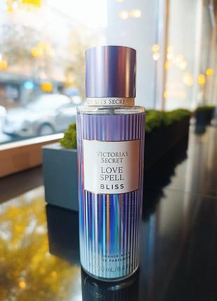 Спрей для тела victoria's secret love spell bliss body mist, 250 мл