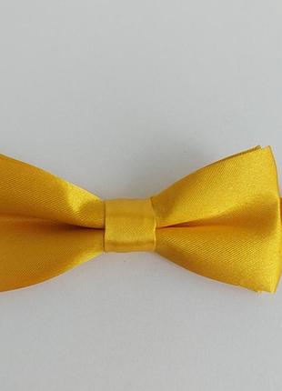 Галстук-бабочка для мальчика желтый (290005)