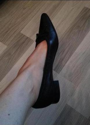 Кожаные туфли испанского бренда unisa1 фото