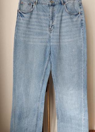 Прямые джинсы reserved голубые
