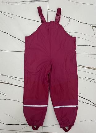 Грязепруф штани-напівкомбінезон lupilu розмір: 110/116