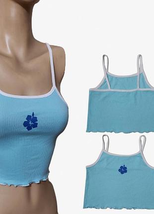 Бавовняний топ river island 11-12 років