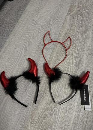 Ріжки обруч ріжки на хнловін костюм на хеловін косплей