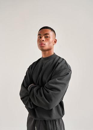 Represent small blanks vintage black sweater sweatshirt свитшот светр