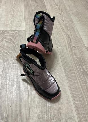 Дутики зимові, зимове взуття для дівчинки