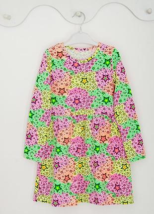 Платье в звездочки на 3-4 года