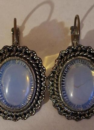 Винтажные серьги с лунным камнем! 🌙 нижняя 🇩🇪