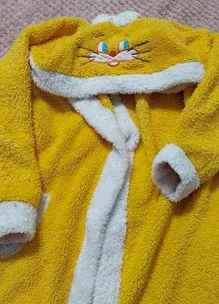 Халат теплый для девочки