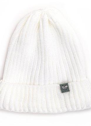 Детская демисезонная шапка для девочки на хлопковой подкладке