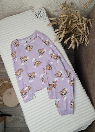 Трикотажная пижама щенячий патруль от hm 6-8 лет (116-128)