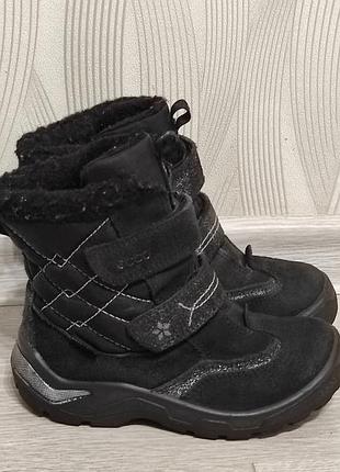 Зимние сапожки для девочки ecco 29 19 см gore-tex