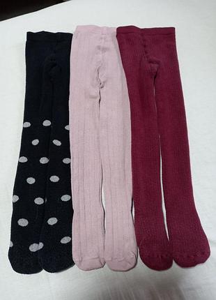 Набір махрових і демі колгот по супер ціні - на зріст 104 см