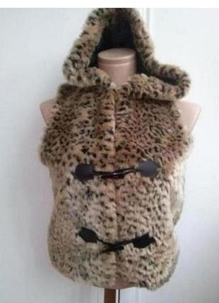 Жилетка из искусственного меха как новая