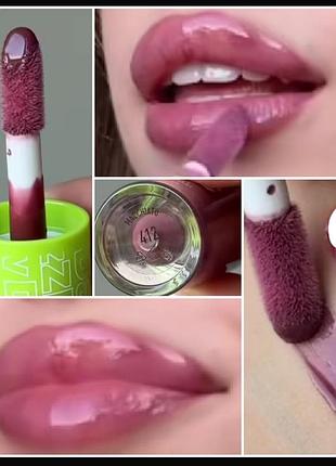 Lamel make up dazzle glow crystal lip gloss 412 блиск для губ, новинка