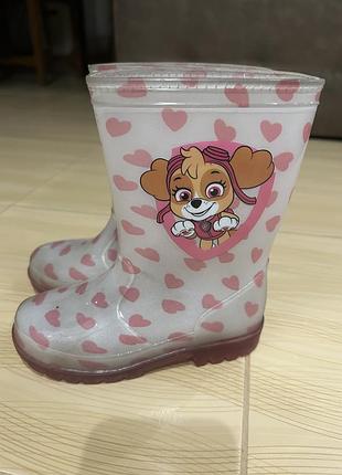 Дитячі гумові чоботи