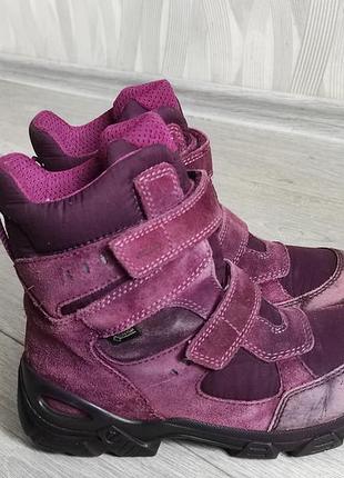 Зимові чоботи  ecco 35 23 см gore-tex