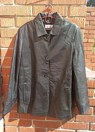 Кожаный пиджак, куртка из телячьей кожи