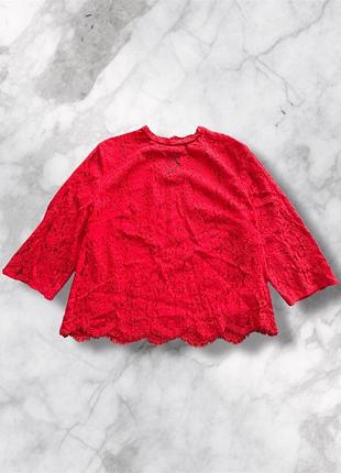 Блуза мереживна zara