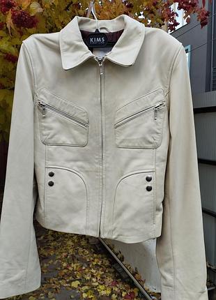 Шкіряна куртка жакет піджак new look в ідеальному стані