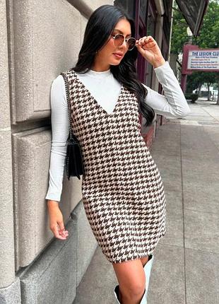 Женский теплый сарафан