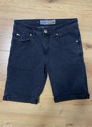 Шорты мужские длинные синие прямые regular c&amp;a, размер s.