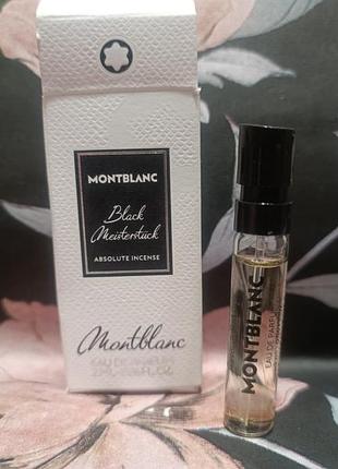 Montblanc black meisterstuck пробник