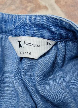 Джинсовое платье халат 8