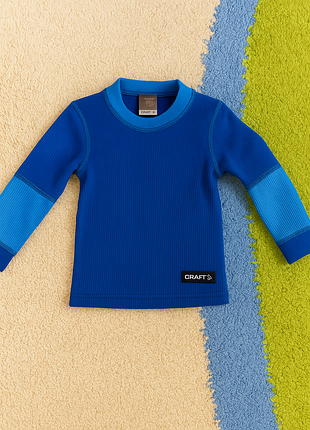 Термокофта craft junior 86/92 (1–2 года), синяя