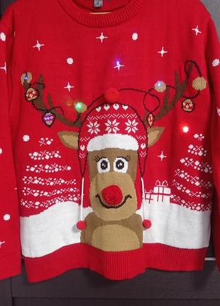 Свитер primark (светящийся) l