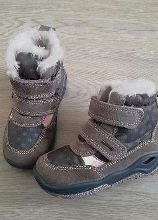 Термо ботинки ботинки зимние кожаные primigi gore-tex 27 размер