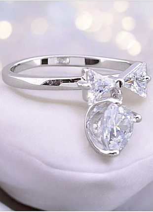 Каблочка xuping родий 18р