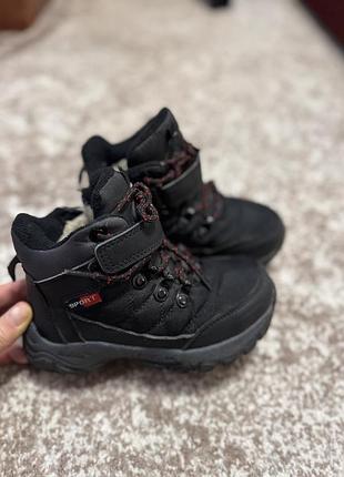 Ідеальні зимові дитячі ботинки/черевики/хай топи на застібці 16см