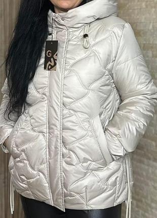 Куртка стьобана демісезон осінь-єврозима 44-56