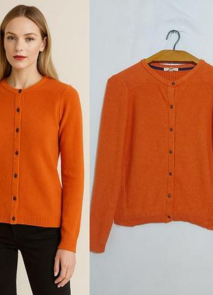 Вязаный кардиган с металлическими пуговицами из смесовой мериношерсти white stuff