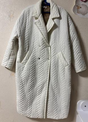 Стьобане пальто оверсайз