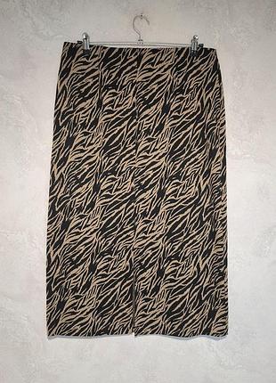 Ефектна трикотажна спідниця