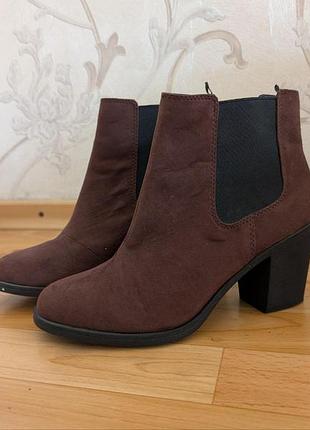 Ботльоны ботинки h&amp;m коричневые