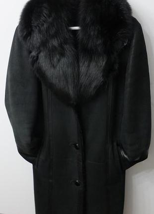 Айсберг р. 48 50 шикарна дублянка натуральна шкіра цигейка овчина бобер україна